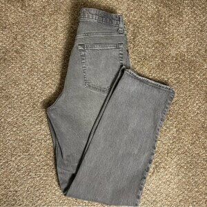 Abercrombie & Fitch 90s Straight Ultra High Rise Gray Jeans Women’s 28